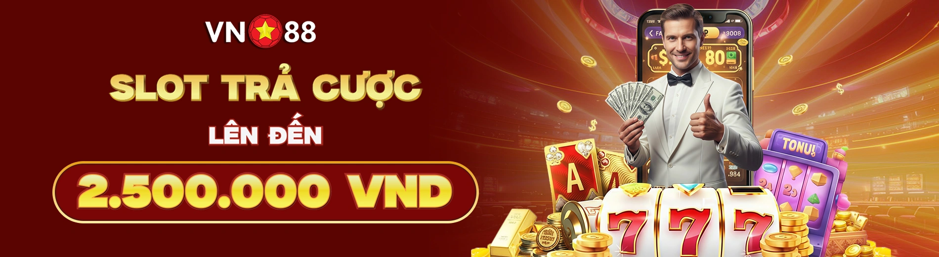 VN88 giới thiệu thể thao, game bài, nổ hũ và APP